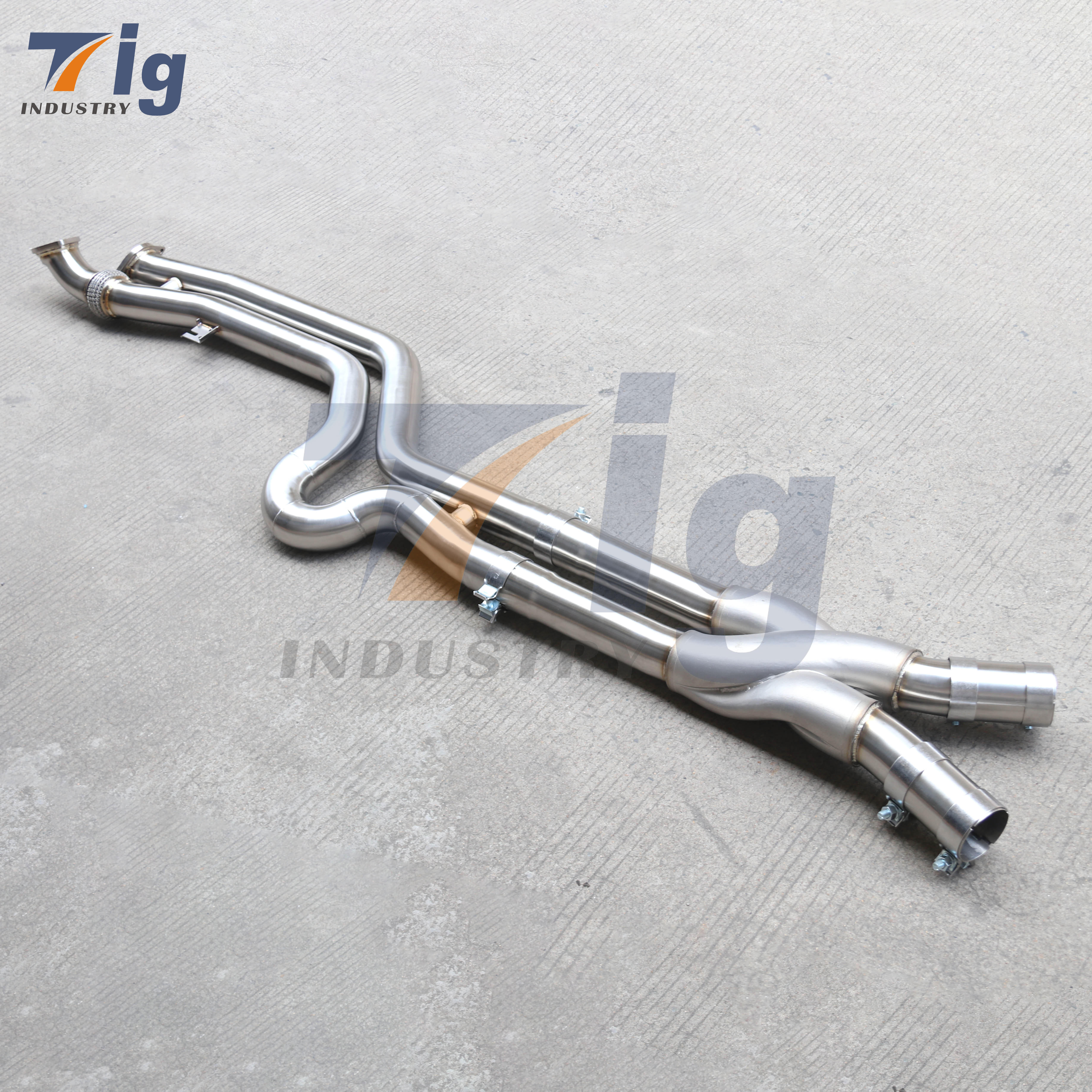 Equal Length Z Pipe Midpipe Exhaust System BMW G80 M3 G82 M4 S58 3.0L 2021+ T304 Stainless Steel