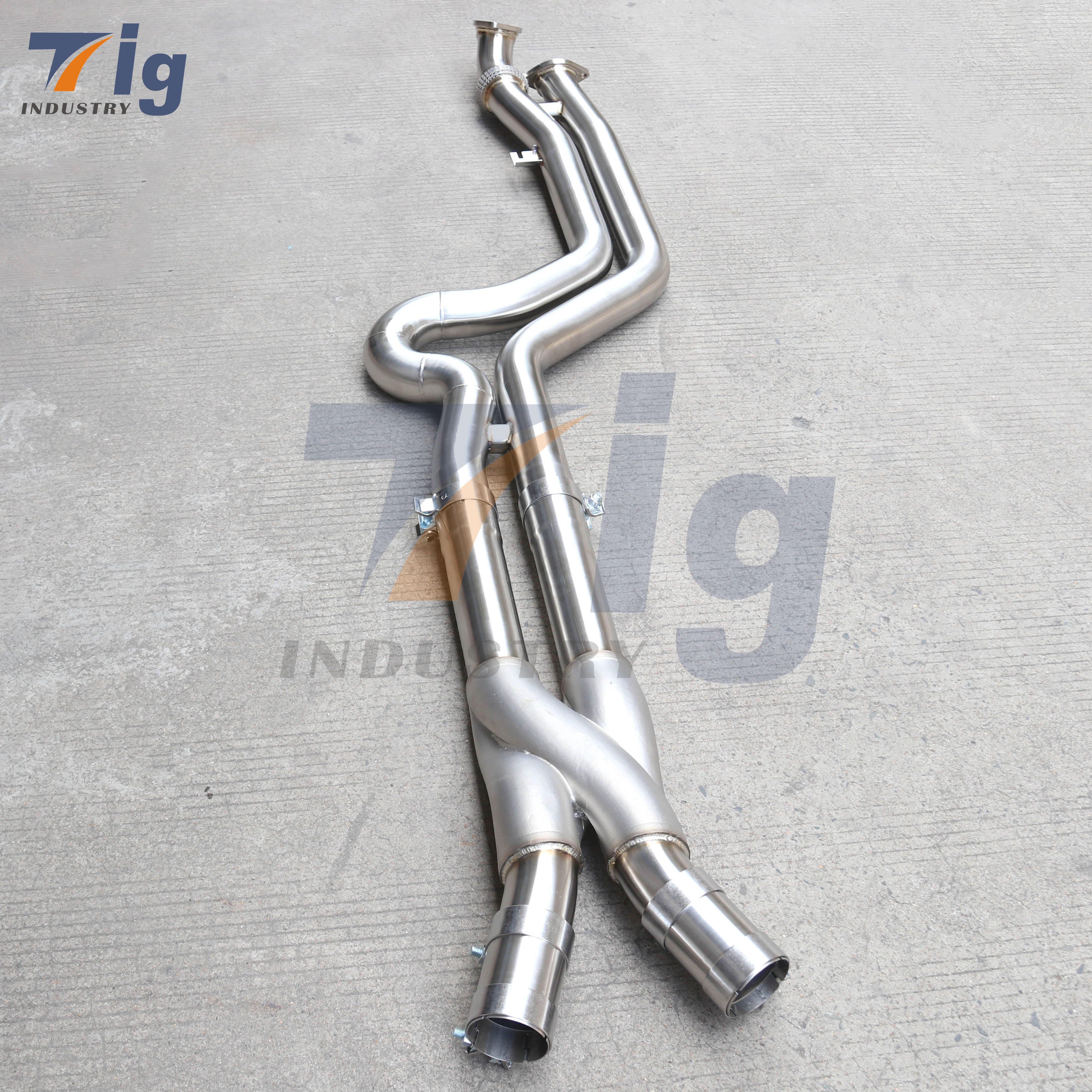 Equal Length Z Pipe Midpipe Exhaust System BMW G80 M3 G82 M4 S58 3.0L 2021+ T304 Stainless Steel