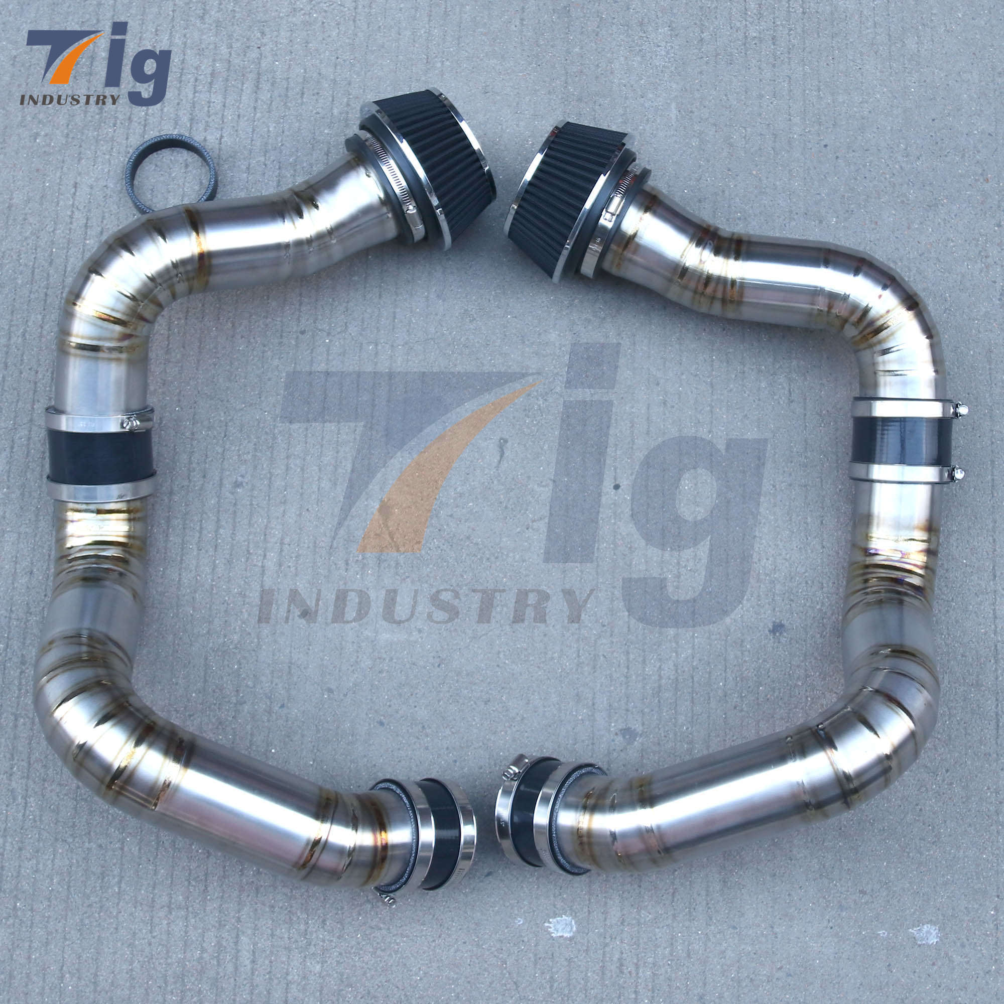 Titanium Front Mount Air Intake Pipe Kit BMW M5 G90 G99 S68 2025+ Heat Reject Lightweight