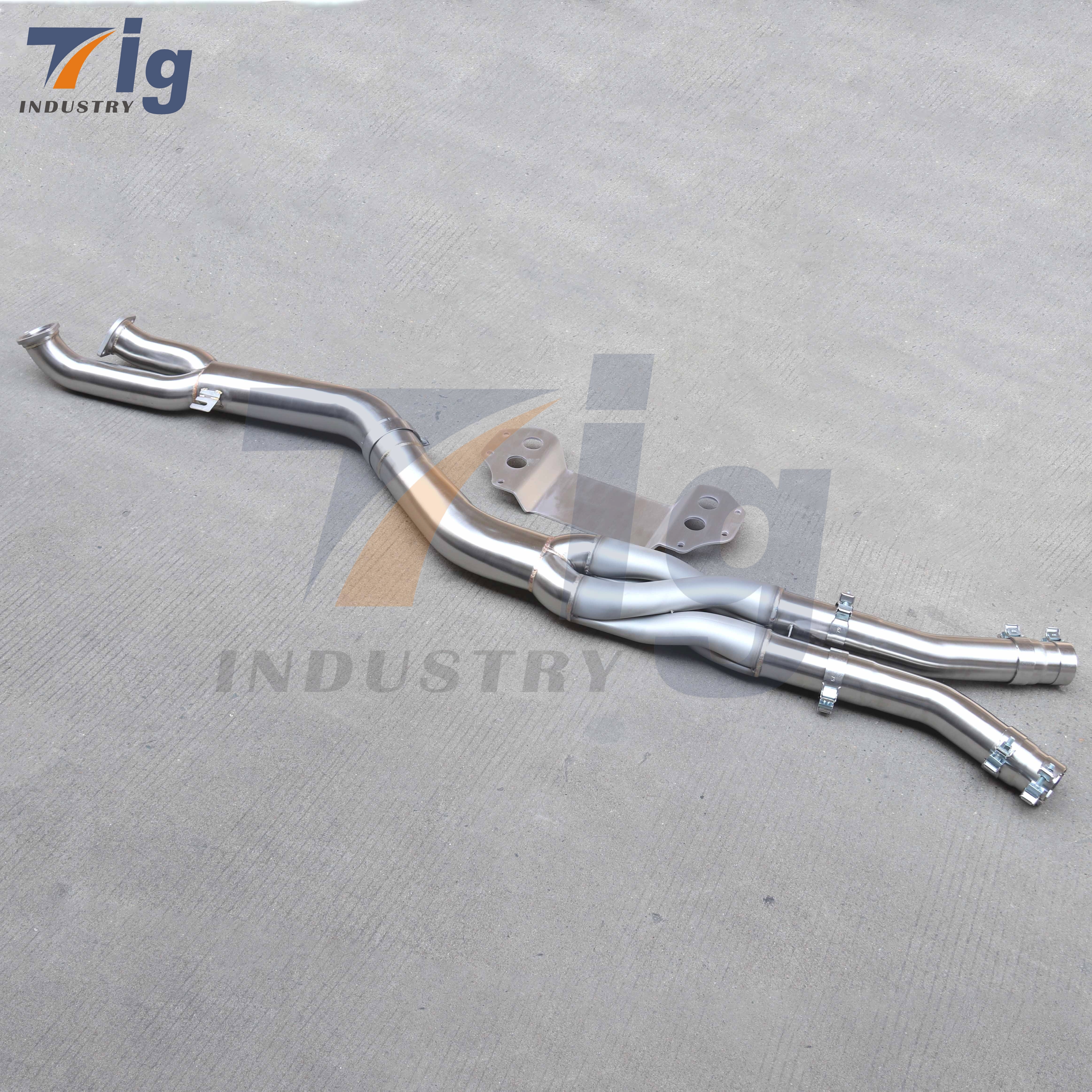 102mm Z Style Midpipe Exhaust System BMW G80 M3 G82 M4 S58 3.0L 2021+ T304 Stainless Steel