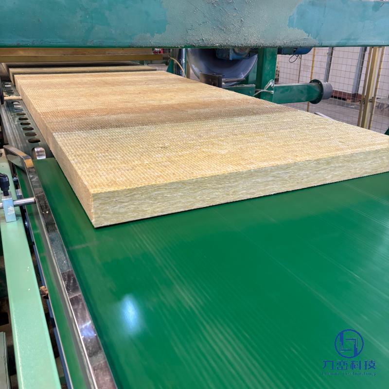 Fully automated rock wool production line with 50,000-ton annual capacity.