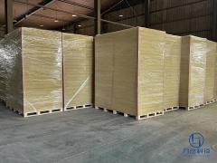 Organized rock wool inventory warehouse ensuring stable supply and fast lead time.