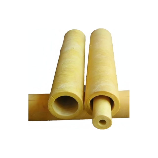 Rock wool pipe insulation sleeves with inner pipe inserted - heat resistant tubular insulation for industrial pipelines by Liluan Technology