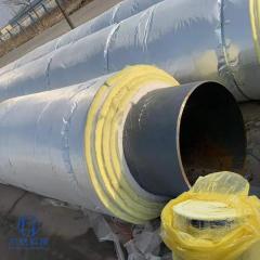 Glass wool blanket flexibly wrapped on large industrial pipes with aluminum foil jacket – flexible thermal & acoustic insulation by Liluan Technology