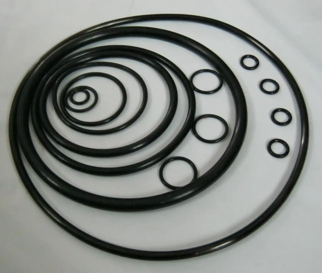 Assortment kit of various sizes black FKM (Viton) O-rings, comprehensive rubber sealing solution for pneumatic, hydraulic and general industrial machinery-LiLuan Technology