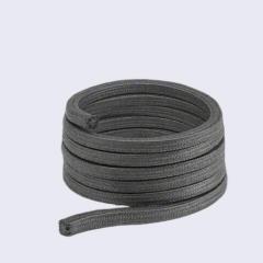 Coiled black graphite packing with high water content, flexible weave structure for high temperature industrial valve and pump sealing-LiLuan Technology