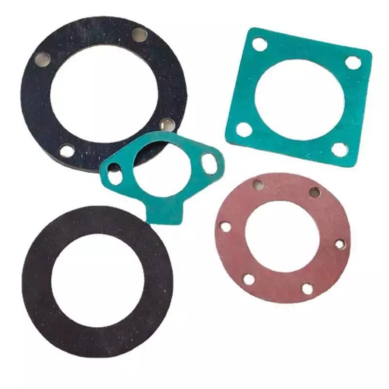 Assorted shapes (round, square, irregular) non-asbestos rubber flange gaskets, industrial rubber sealing washers for pipeline, equipment and mechanical sealing applications-LiLuan Technology