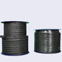 Spooled carbon fiber packing rope (black/grey), high-temperature resistant carbon fiber gland packing for industrial pressure and temperature sealing-LiLuan Technology