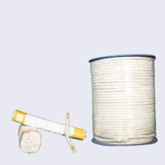 Spooled ceramic fiber (aluminum silicate) gland packing rope with cross-section, high temperature industrial sealing material for furnace and valve sealing-LiLuan Technology