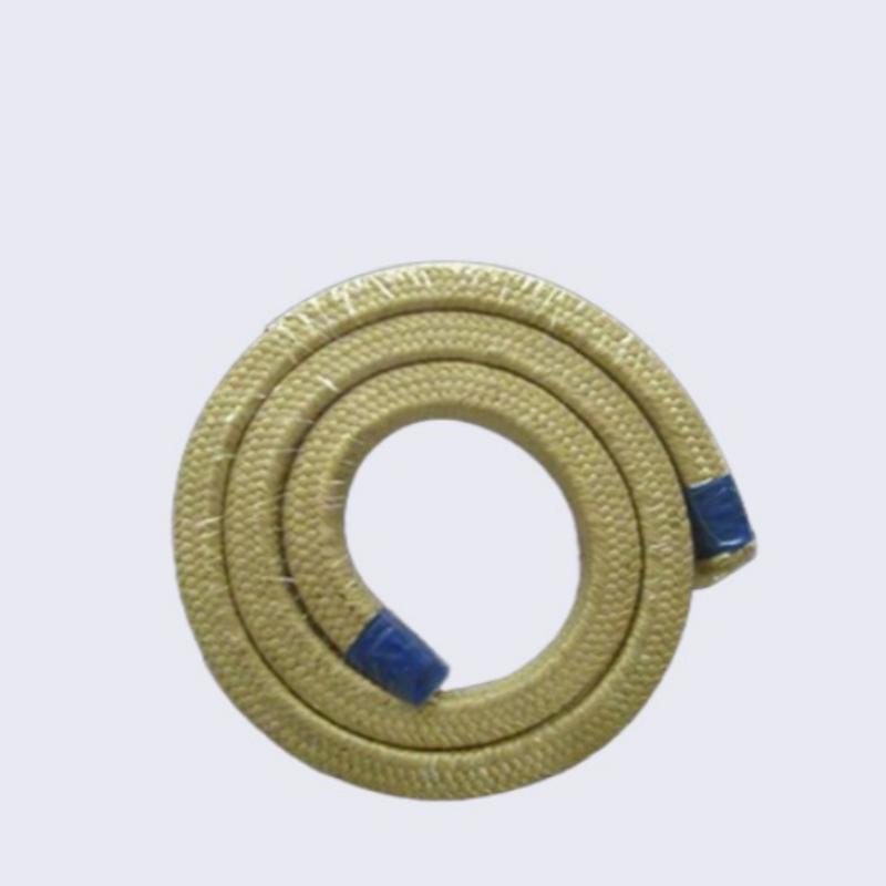 Small size aramid fiber packing rope with blue tape, custom cut high wear-resistant sealing material for industrial equipment and pipeline sealing-LiLuan Technology