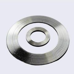 Stainless steel corrugated (serrated) metal gaskets in multiple sizes, high temperature & high pressure industrial flange sealing gaskets for oil, gas, and power industries.-LiLuan Technology