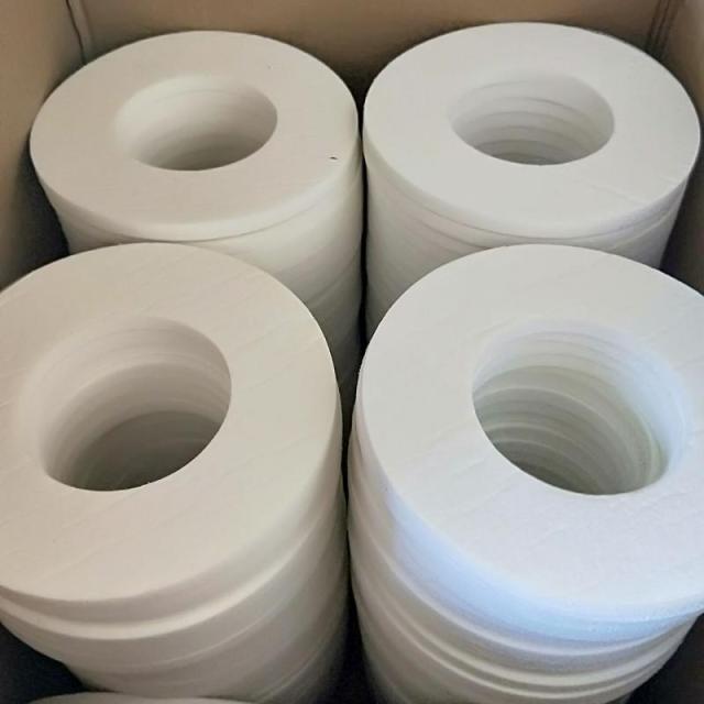Bulk stock of custom cut ceramic fiber gasket sheets, high temperature resistant aluminum silicate fiber gaskets for industrial flange sealing and thermal insulation-LiLuan Technology