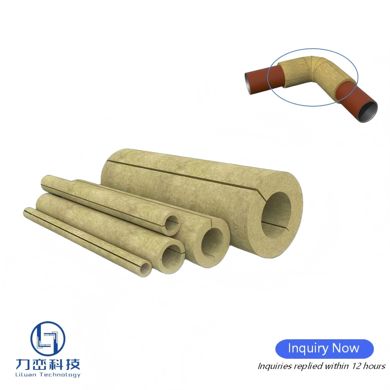 LiLuan Rock Wool Pipe-Factory direct price, high density, and ASTM C547 certified. 