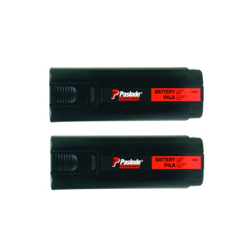 2x PASLODE 404717 6 VOLT IMPULSE CORDLESS NAILER BATTERY 6V