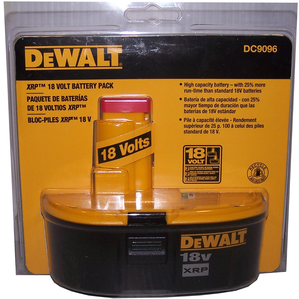 Genuine DeWalt 18 Volt XRP DC9096 DE9096 NiCAD Battery Pack 18V 2.4Ah Amp
