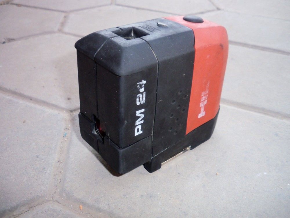 Hilti PM 24 Plumb Laser Level, 3-Point, Self-Leveling.