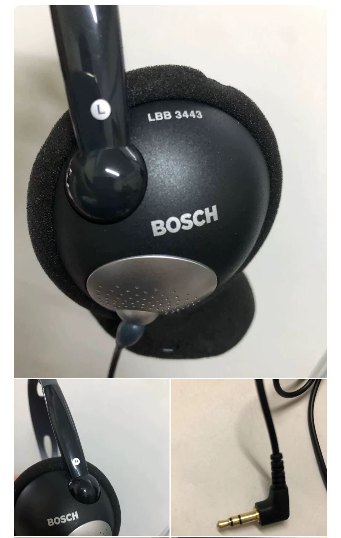 GENUINE BOSCH LBB 3443/00 Portable stereo simultaneous headphones