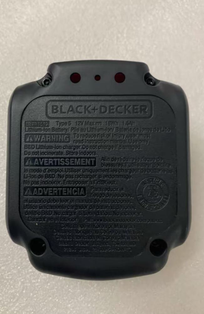 Genuine Black & Decker LBXR1512 12V 1.5Ah Li-Ion Battery
