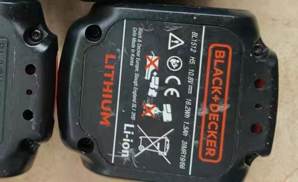 Genuine Black & Decker LBXR1512 10.8v BL1512 12V 1.5Ah Li-Ion Battery