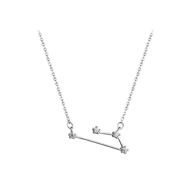 2021 new style 925 silver necklace 12 zodiac sign womens necklace jewelry