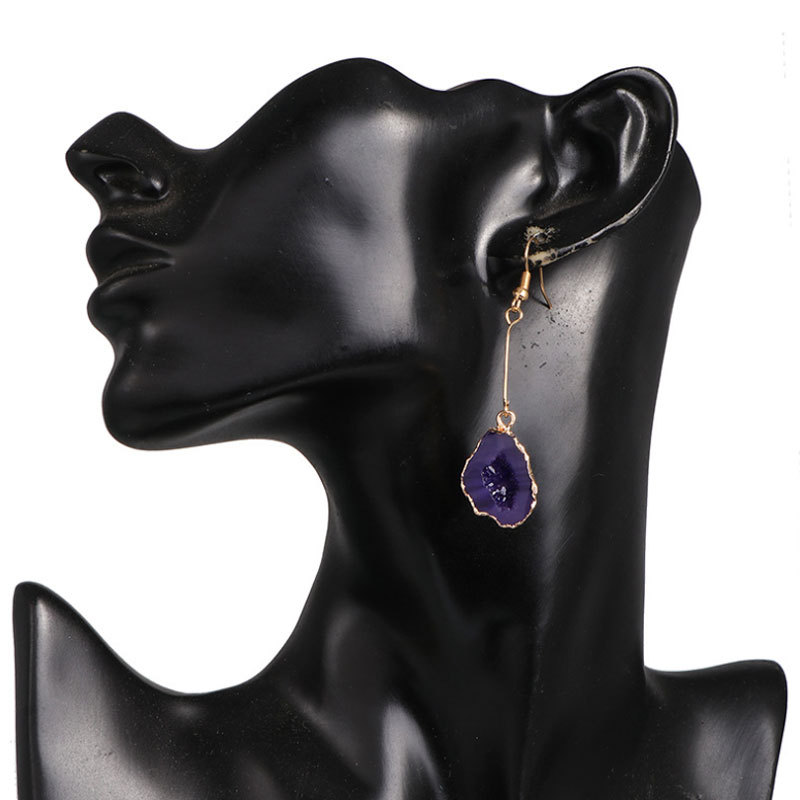 2021 new fashion earrings gold color plated irregular hoop earring for women wholesale hot sale jewelry