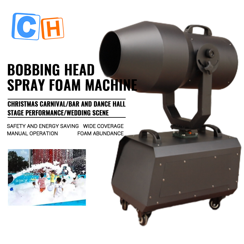 CH 2000W Water Cannon For Water Park,Foam Machine Dj Party Jet Machine Super Power Stage Foam Maker Power Control