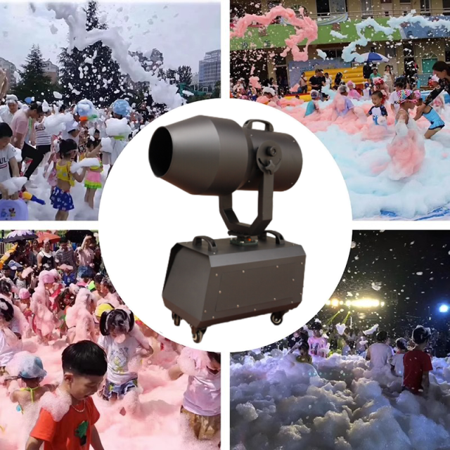 CH 2000W Water Cannon For Water Park,Foam Machine Dj Party Jet Machine Super Power Stage Foam Maker Power Control