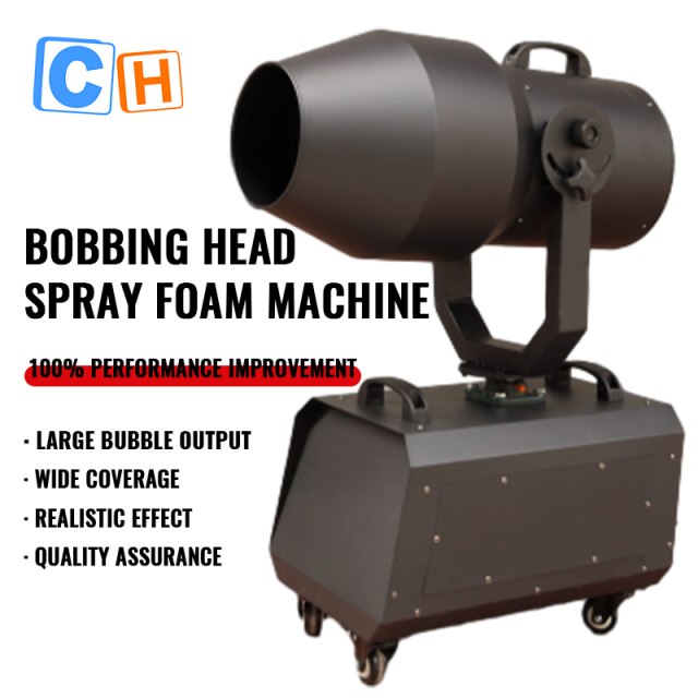 CH 2000W Water Cannon For Water Park,Foam Machine Dj Party Jet Machine Super Power Stage Foam Maker Power Control