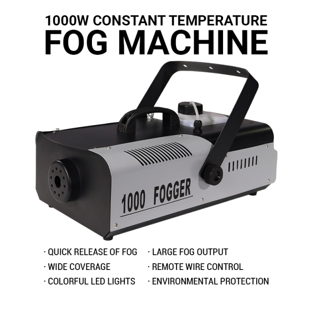 CH Professional Wholesale Price 1000W Low Lying Fog Smoke Mist Machine Ground Smoke Wedding Concert Water Base Low Fog Machine