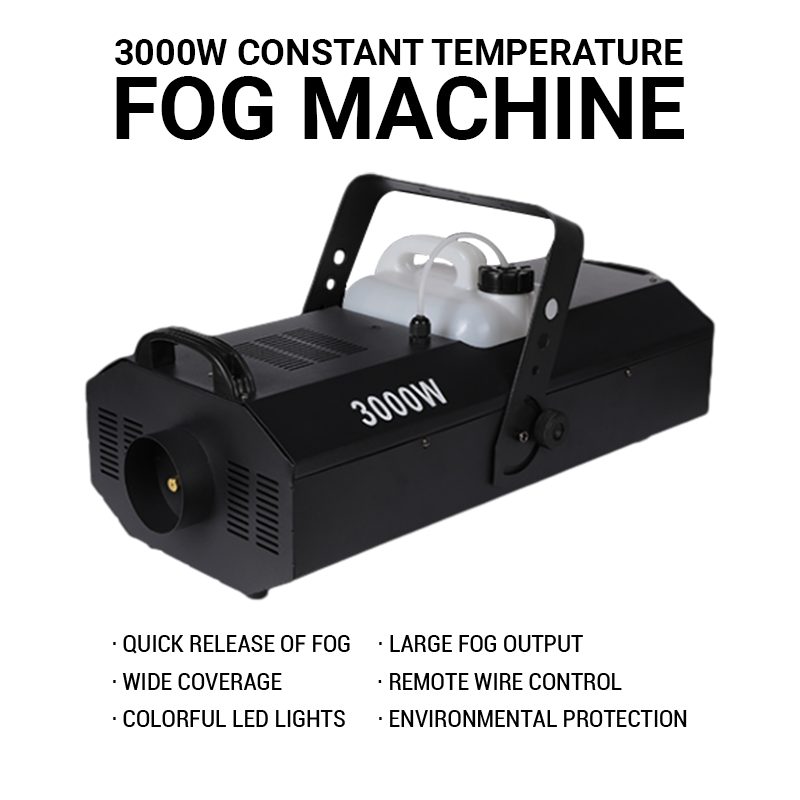 CH 3000W Smoke Fog Machine Stage Light For Wedding Party,Fog Machine For Wedding Stage Light Fog Machine