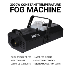 CH 3000W Smoke Fog Machine Stage Light For Wedding Party,Fog Machine For Wedding Stage Light Fog Machine