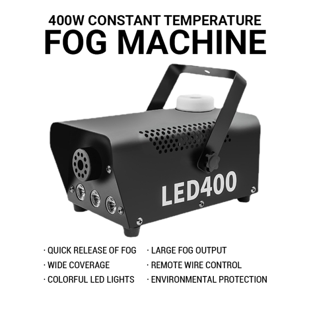 CH High Power 400W DMX Remote Control Smoke Machine Factory Water Base Low Lying Fog Machine Stage Effect