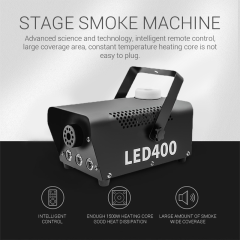 CH High Power 400W DMX Remote Control Smoke Machine Factory Water Base Low Lying Fog Machine Stage Effect