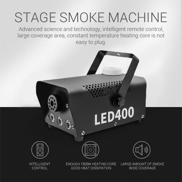 CH High Power 400W DMX Remote Control Smoke Machine Factory Water Base Low Lying Fog Machine Stage Effect