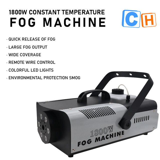 CH 1800W Fog Machine For Wedding Stage Light Fog Machine,Output Stage Light Smoke Machine