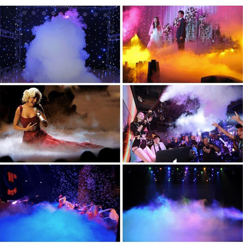 CH Professional Wholesale Price 1000W Low Lying Fog Smoke Mist Machine Ground Smoke Wedding Concert Water Base Low Fog Machine