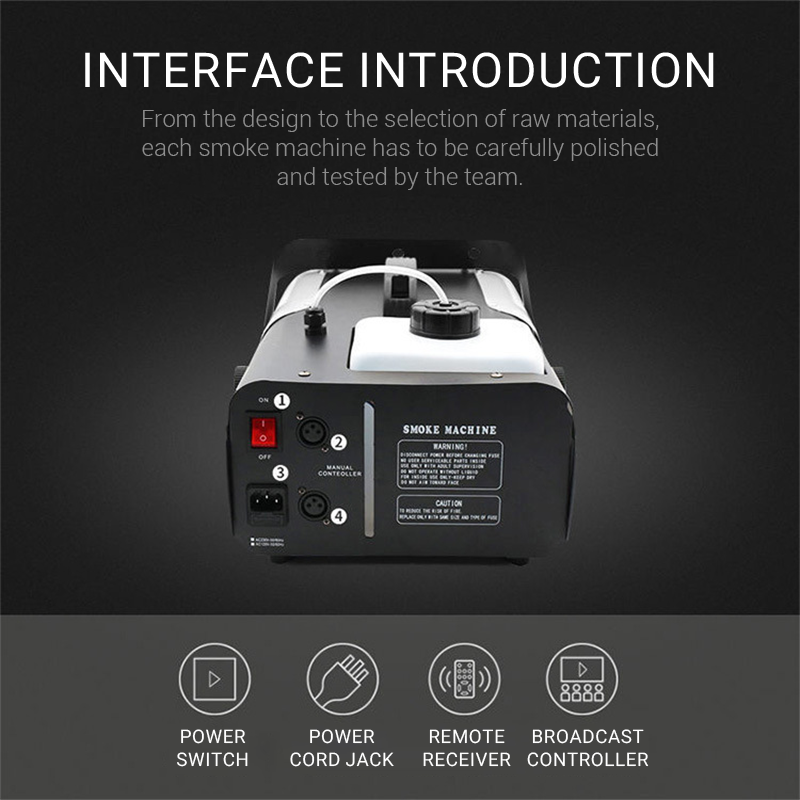 CH 3000W Smoke Fog Machine Stage Light For Wedding Party,Fog Machine For Wedding Stage Light Fog Machine