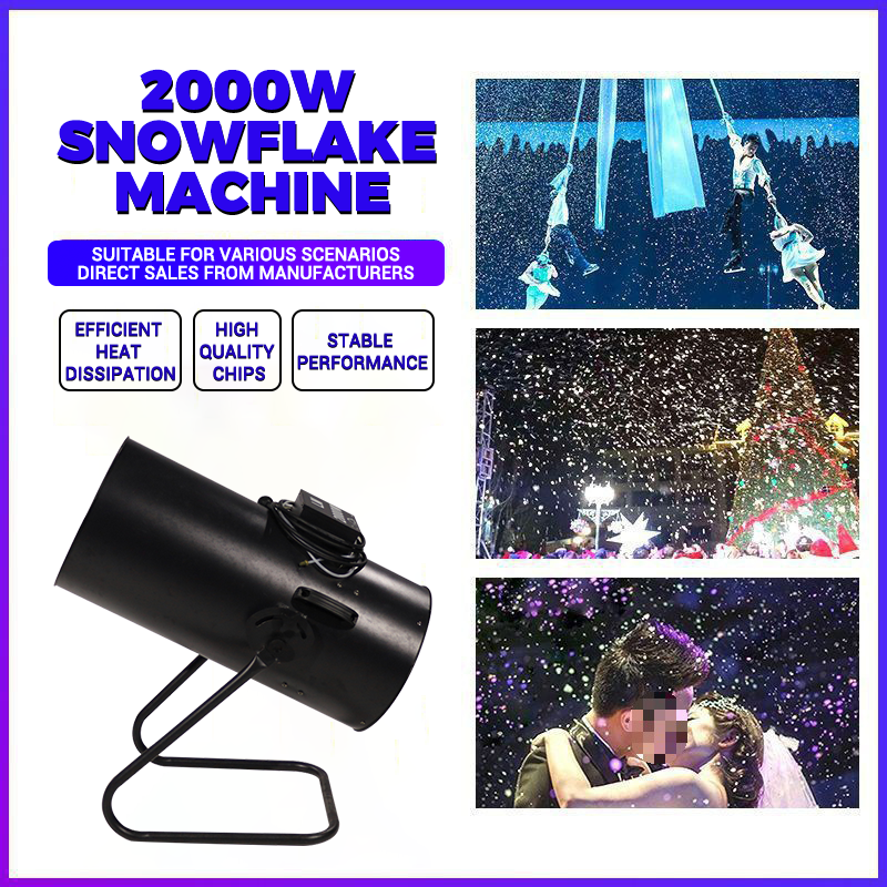CH 2000W Snow Ice Machine Milk Snow Ice Machine For Wedding Stage,Shaved Ice Machine Commercial