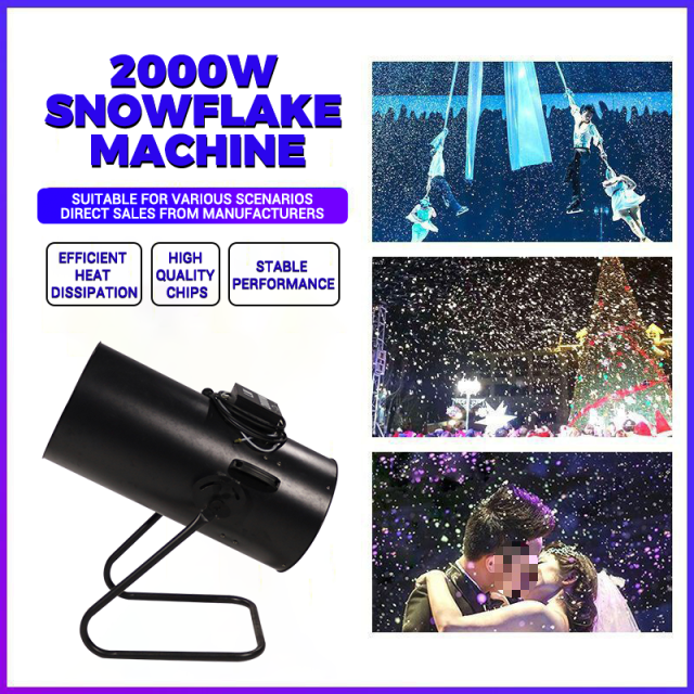 CH 2000W Snow Ice Machine Milk Snow Ice Machine For Wedding Stage,Shaved Ice Machine Commercial