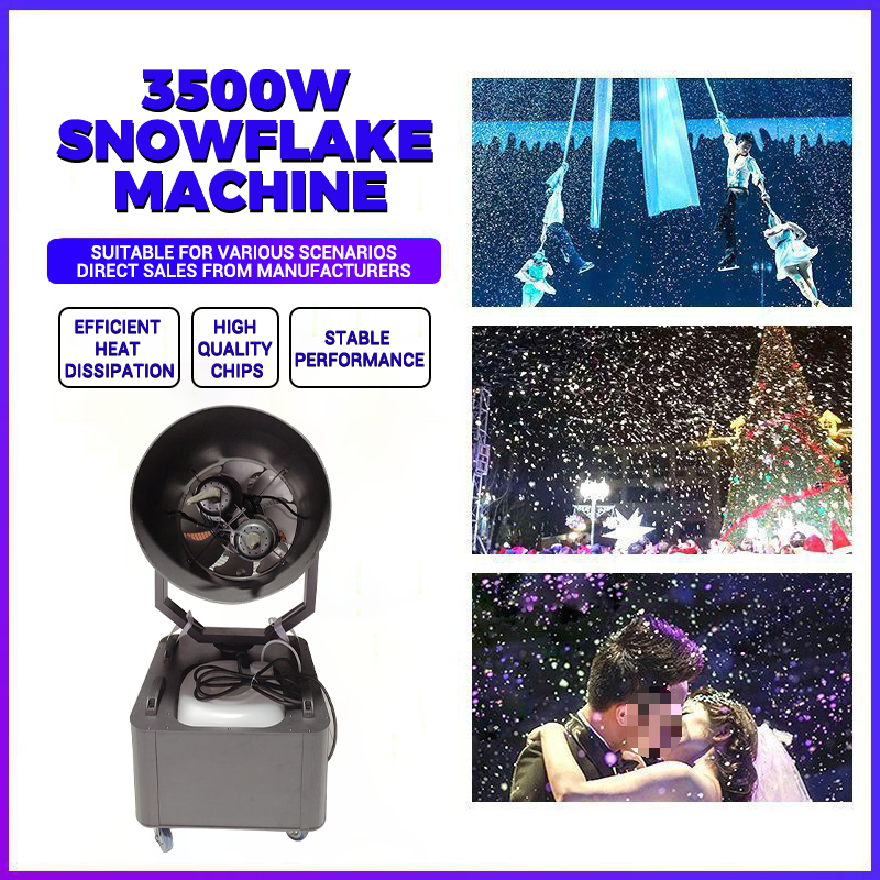 CH 3500W Snow Making Machine For Party Wedding Stage,Snowflake Ice Cream Machine For Sale