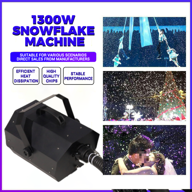 CH 1300W Snow Flake Ice Making Machine For Party Wedding,Machine Snowflake Ice Machine Snow For Stage