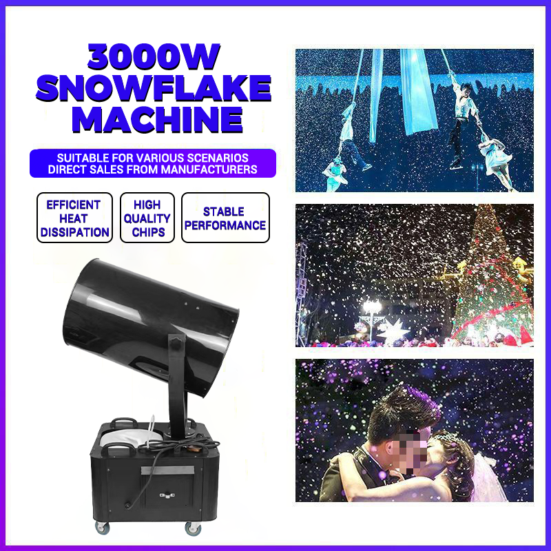 CH 3000W Snowflake Making Machine For Stage,Commercial Ice Machine Manufacturer
