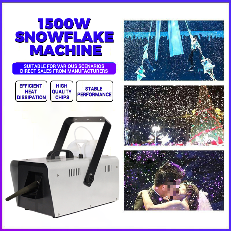 CH 1500W Fake Snow Machine Indoor Snow Machine For Party Wedding Stage,Snow Cone Machine For Home