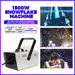 CH 1500W Fake Snow Machine Indoor Snow Machine For Party Wedding Stage,Snow Cone Machine For Home