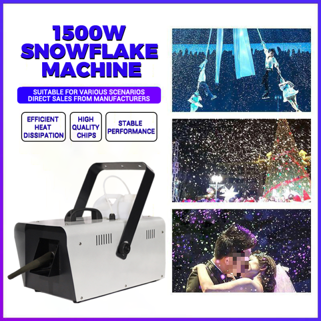 CH 1500W Fake Snow Machine Indoor Snow Machine For Party Wedding Stage,Snow Cone Machine For Home