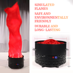 CH 480W Circular Fire Flame Machine For Party,Hot Sale Led Fire Flame Machine For Wedding