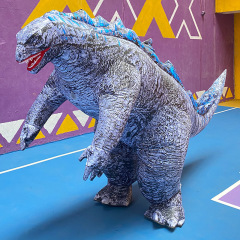 CH Godzilla Mascot Costume Cartoon Character For Adults,Inflatable Halloween Costumes For Adults