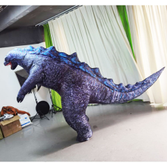 CH Godzilla Mascot Costume Cartoon Character For Adults,Inflatable Halloween Costumes For Adults