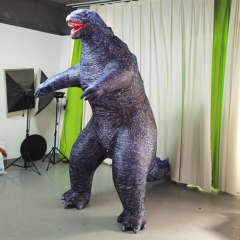 CH Godzilla Mascot Costume Cartoon Character For Adults,Inflatable Halloween Costumes For Adults