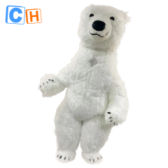 CH Polar Bear Mascot Costume Cartoon Character For Adults,Mascot Adult Costume For Party